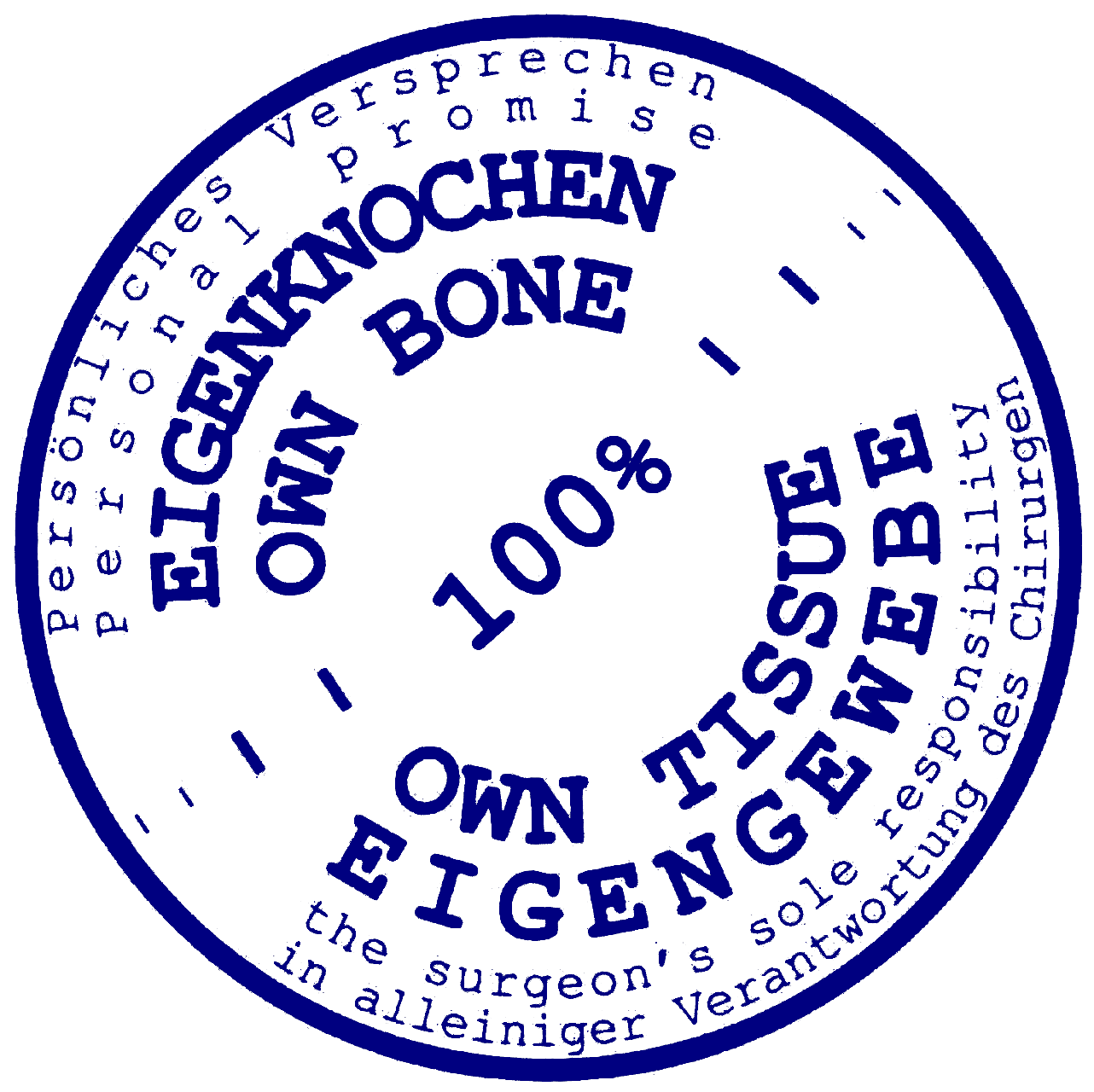 Eigenknochen- und Eigengewebesiegel